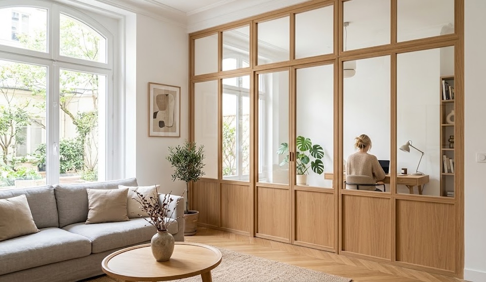 Verrière en bois Annecy